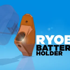 image porte batterie Ryobi